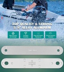 TSP-1 & TSP-2DP Transom Support Plates Set, 3/8″ Thick Aluminum