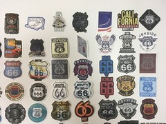 Route 66 Stickers American Travel United States Roads Highway Singapore 66 Road