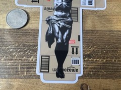 Ben Frost Art Amazon Box Crucifix Sticker Denial Graffiti Street Low Brow Obey