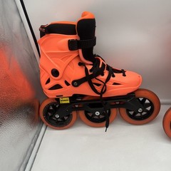 Powerslide Imperial Inline Skates Orange 3x125mm EU 41/42 US 7.5/8 UK 6.5/7