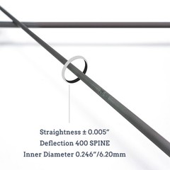 MS Jumpper Archery Carbon Arrows, High Percentage Carbon-Fiber Arrow Spine 400 w