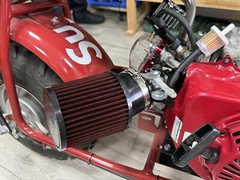 62mm /12mm Air Filter/Kit For Honda Clone 6.5 HP GX160 Coleman Baja Trailmaster