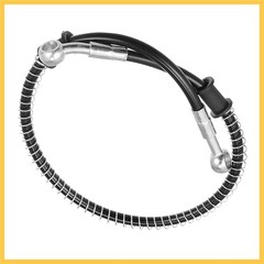 60cm 23.62″ 10mm Motorcycle Braided Brake Clutch Oil Hoses Line Pipe Clutch
