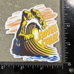 🔥Lot Of 5 Santa Cruz CA Skateboarding 3M Stickers Beach Wave Mermaid Hand Bones