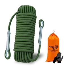 Static Climbing Rope – 12Mm High Strength Arborist Rope 32FT for Outdoor Rappell