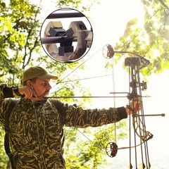 Full-Containment Arrow Rest: Adjustable Launcher for Target Shooting & Hunting