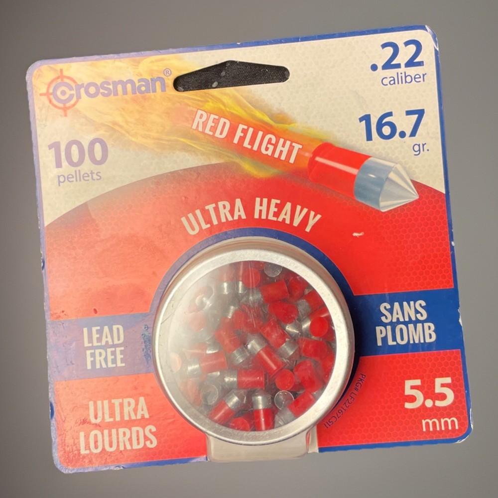 Crosman Powershot Fast Flight Penetrators Pellet .22 cal, 16.7g Per 100, LF22167