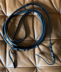 Nunn Finer Charlotte Dressage Bridle Oversize black with reins