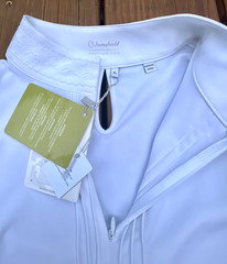 New Samshield Camille Long Sleeve Show Shirt in White (Women’s XL) – MSRP $258