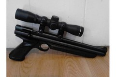 Crosman 1322 Air Pistol, Black 0.22