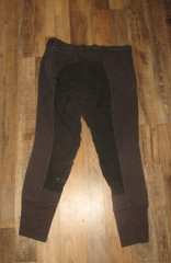 TUFFRIDER mens SZ 34 black COTTON FULL SEAT equestrian riding pants