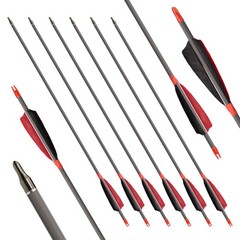 MS Jumpper Archery Carbon Arrows, High Percentage Carbon-Fiber Arrow Spine 400 w