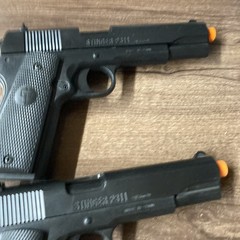Lot Of 2 Game Face Stinger P311 Airsoft Pistol BB Black Spring Power 325 FPS