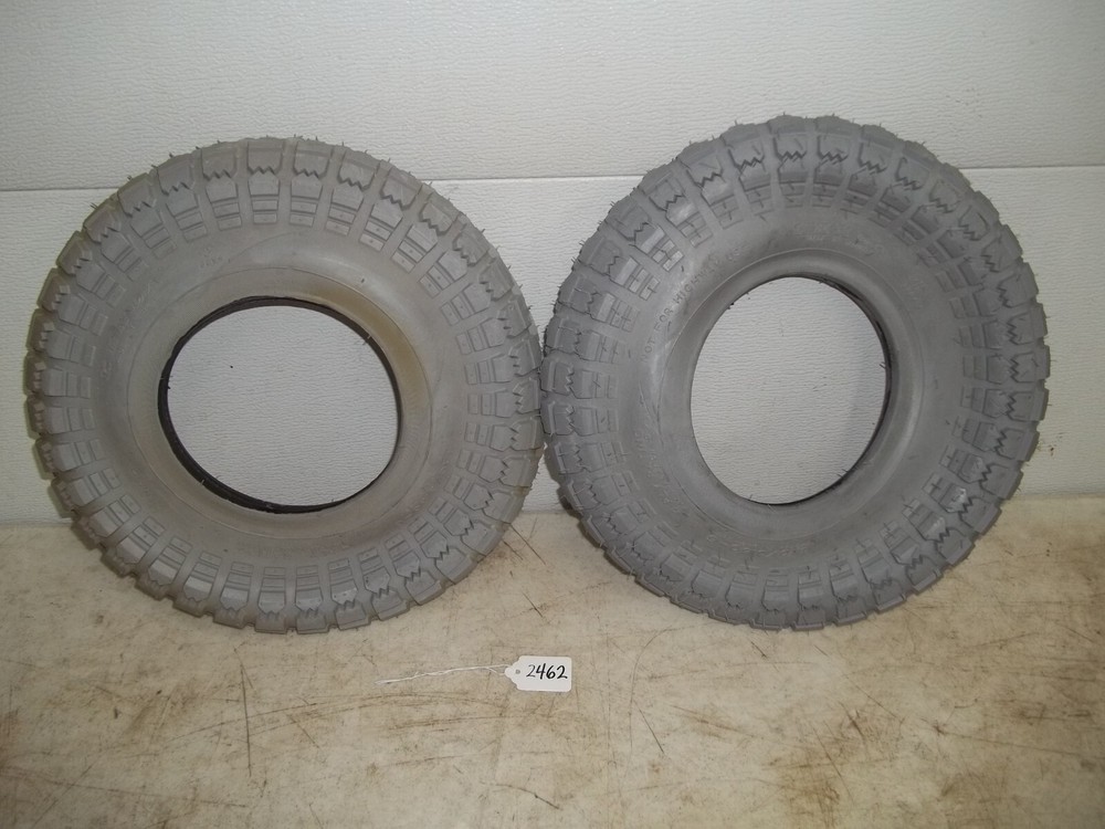 PAIR) Kenda K304A-06 4.10/3.50-6 Tire HEAVY DUTY 4 PLY RATING TUBE TYPE.