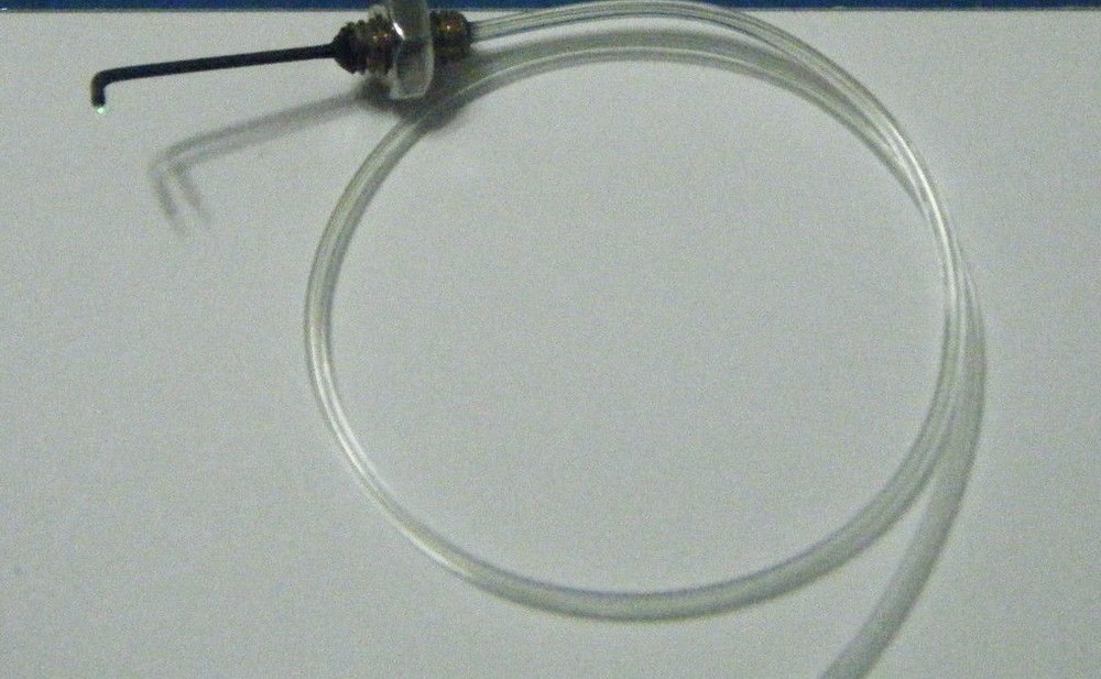Davis .019 Green fiber optic pin with 8″ tail for davis scopes