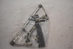 Jincene Mini Compound Bow Target Set Aluminum Alloy Silver Target Practice