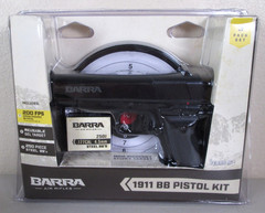 BARRA 1911 BB Pistol Kit Spring Powered Gun .177 cal 4.5MM Steel BB Gel Target