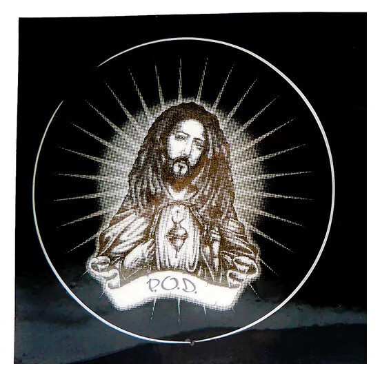 P.O.D. – Payable On Death – Sticker -Sacred Logo [3 x 3 inches] – Licensed New