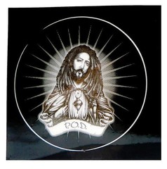 P.O.D. – Payable On Death – Sticker -Sacred Logo [3 x 3 inches] – Licensed New