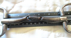 5″ FAGER FIXED RING DOUBLE JOINTED BRADOON 12.9CM #1121 ENGLISH BIT
