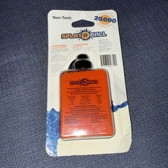 SplatRball 20,000 Rounds 7.5mm Orange Certified Splat Ball Sport Ammo Ammunition