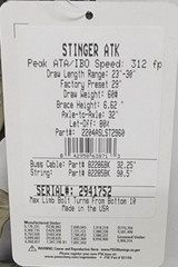 PSE STINGER,ATK,AS,L,ST,29-60 2204ASLST2960 2022 MODEL