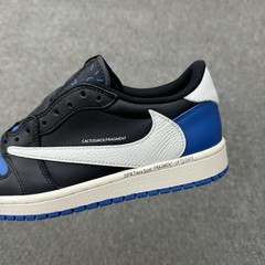 DM7866-104 Travis Scott Fragment AJ 1 Low OG Blue Black Men’s Size 4-13