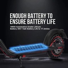 Adult Electric Scooter 19MPH 30KM Range Folding E-Scooter City Safe Commuter APP
