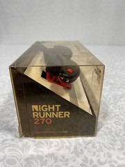 Night Runner 270 LED Shoe Lights Red Black Rechargeable Water Resistant Running