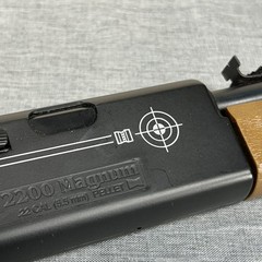 Crosman 2200A Magnum .22 Cal Pellet Rifle Air Gun Pump Action Tested Works *Nice