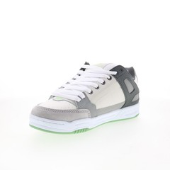 Globe Tilt GBTILT Mens Gray Leather Skate Inspired Sneakers Shoes