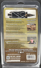 Bowmar Beast Broadheads 2.0 Inch 100 Grain 3 Pack New