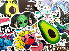 2000 Random Bulk Stickers Lot Fun Car Bottle Pack Bike Laptop Skin Decals