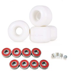 Outdoor Sport Skateboard Soft Cruiser Street Wheels 50mm 83A Kit With Bearings