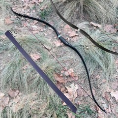 51″ Recurve Bow 20-50lbs Archery Horsebow Wooden Traditional Longbow Hunting