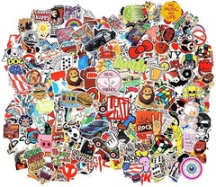 Cool Random Stickers Pack 155pcs Vinyl Stickers