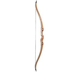 60″ Archery Takedown Recurve Bow 25-50lbs Wooden Riser for Shoot Hunting Target