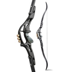 62″ ILF Recurve Bow 19» Riser 30-60lbs Gordon Limbs Archery American Hunting