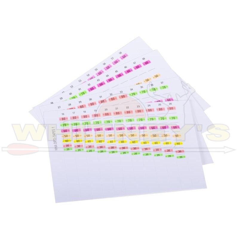 HHA Sight Tapes – Tetra Low Poundage Tapes – TETRALPT