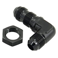 8AN Male to Male 90 Degree Bulkhead Flare Fitting Union Adapter 8AN 90 Degree