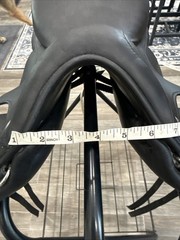 New Forrester Saddle 17.5 2023 Black Leather Strap Made In France
