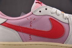 Air J*rdan 1 Retro Low “Travis Scott Sail Tropical Pink” IQ7604-101 Men’s Size