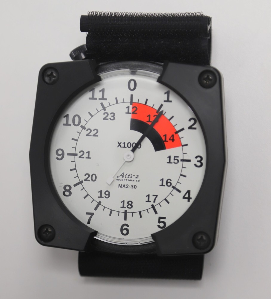 Skydiving altimeter : Altimaster-2 BRAND NEW 3″ face high altitude (MA2-30) HALO