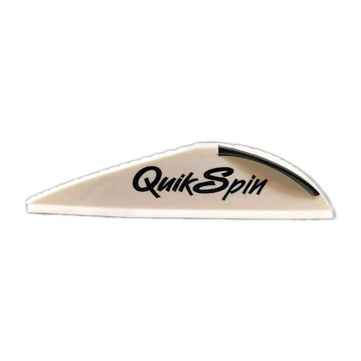 100 Pack NAP Quik Spin 1.5″ Premium Performance Arrow Vanes: White