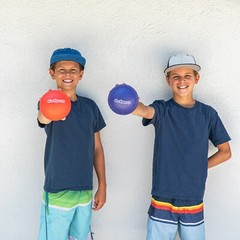 GoSports Air Touch Inflatable Dodgeballs 6 Pack Soft Surface for No Sting!
