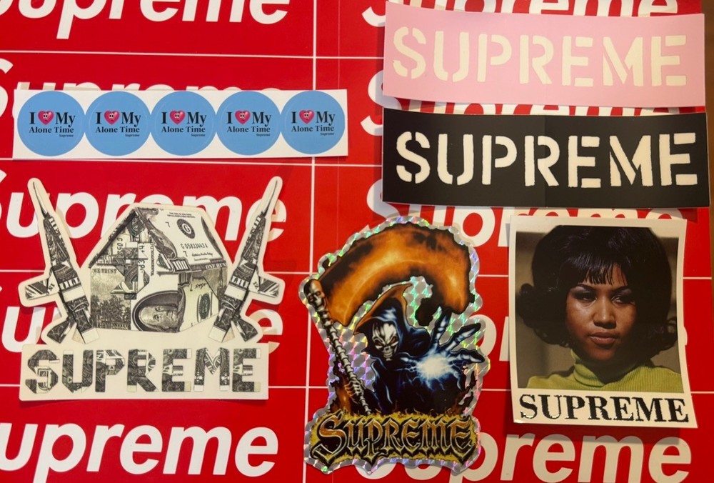 Supreme Aretha Franklin, Hard, I Love My Alone Time, Reaper, Origami Set SS26