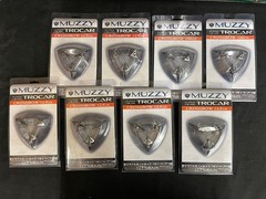 Lot of Muzzy Crossbow Trocar 100gr & 125 gr Broadheads 8 Packs BRAND NEW