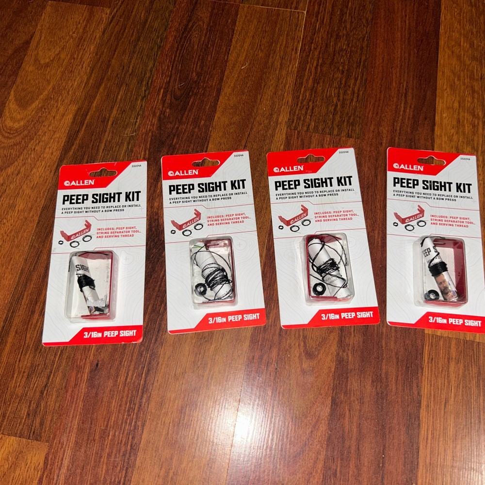 (4) Allen Peep Sight Kit 55224A BRAND NEW
