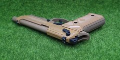 Umarex Beretta M9A3 .177 CO2 BB Semi/Full Auto Air Pistol, 330FPS, Tan – 2253024