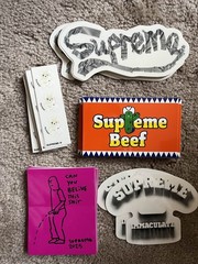 Supreme Assorted Stickers Lot of 5 + 2 random free stickers (Multiple Bundles)